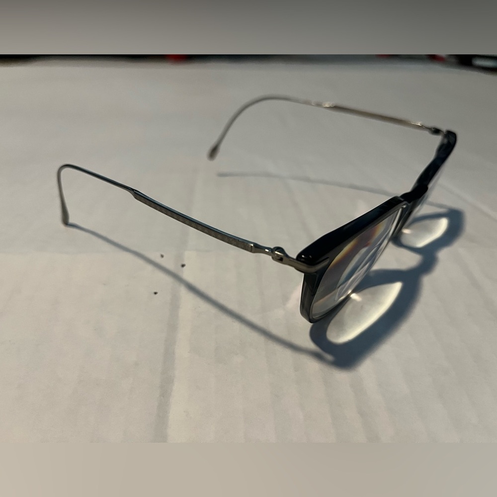 Sama titanium engraved glasses